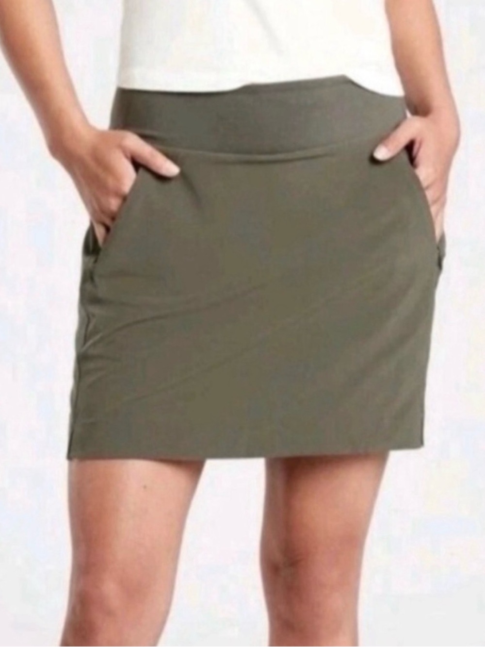 Athleta soho active skort olive green size 10Tall